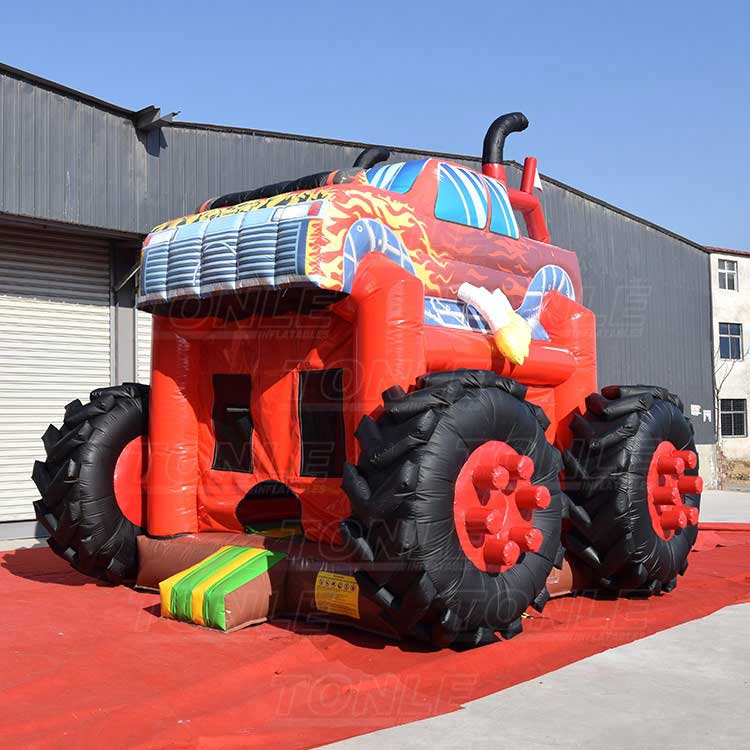 dump truck bounce house