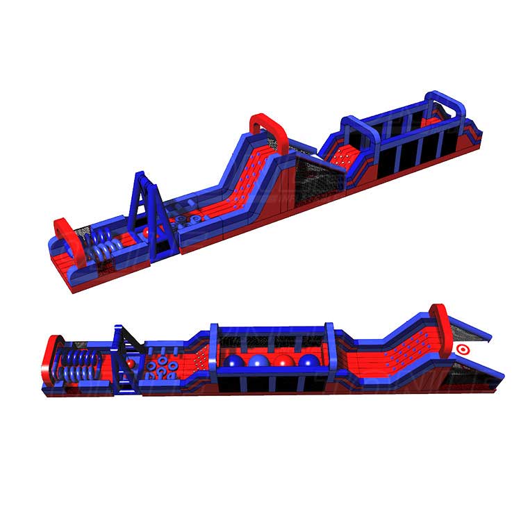 ninja warrior inflatable obstacle course for sale