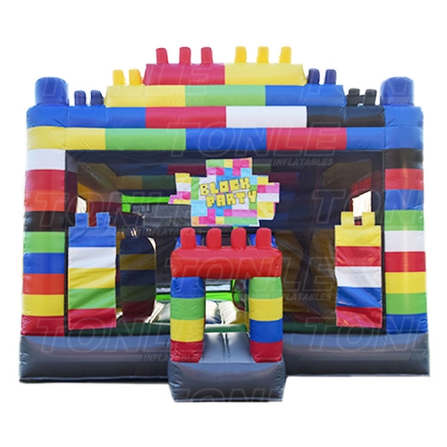 New Design Custom Inflatable Building Block Bounce House Bouncy Castle ...