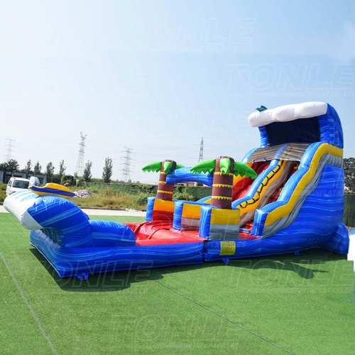 Commercial Water Slide Tropical Inflatable Water Slide With Detachable Pool   21a6ac33d3 .500x500 